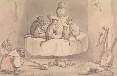 Concerto a la Catalani by Thomas Rowlandson